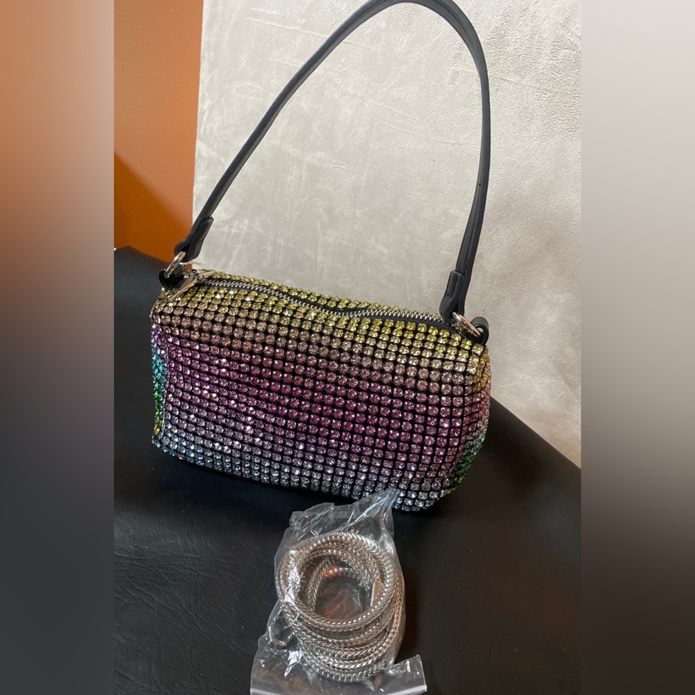 BCBG small rainbow crystal bag - Picture 2 of 10